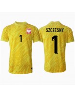 Moške Nogometnih dresov Poljska Wojciech Szczesny #1 Vratar Domači EP 2024 Kratki rokavi